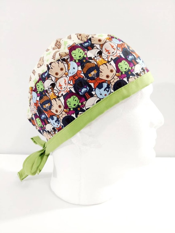 Skull Cap, Doo Rag, Scrub Cap, Surgical Hat, Welding Cap, Guardians of the Galaxy, Groot
