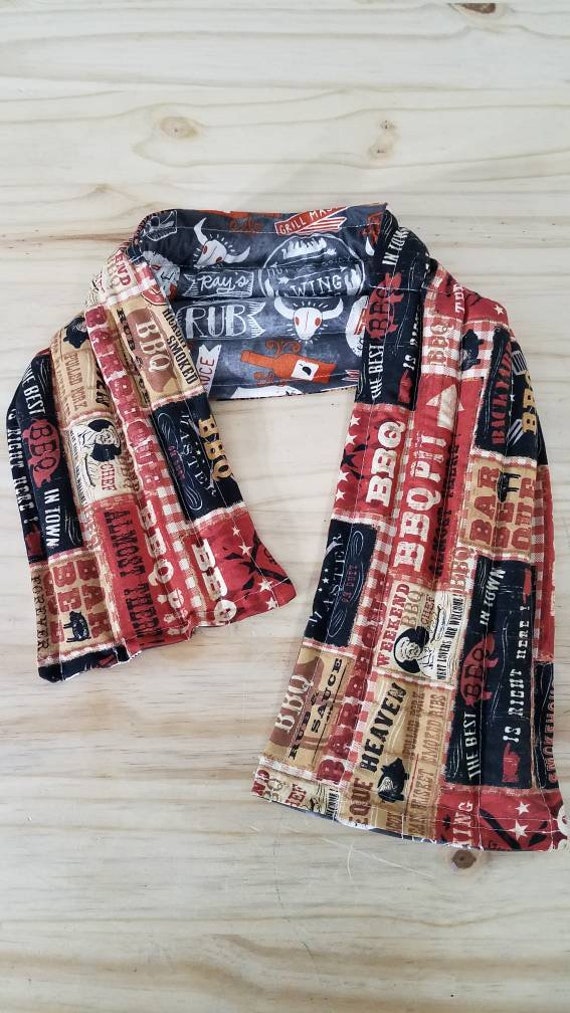 Rice-flax seed therapeutic heating pad-cold pack-neck-shoulders-knee wrap, rice bag, heat pad, cold pack, bbq, grill, hot sauce