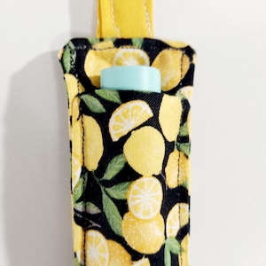 Chapstick/lighter Keyring Holder, Chapstick Holder, Lighter Holder, Backpack Keyring, Lemons