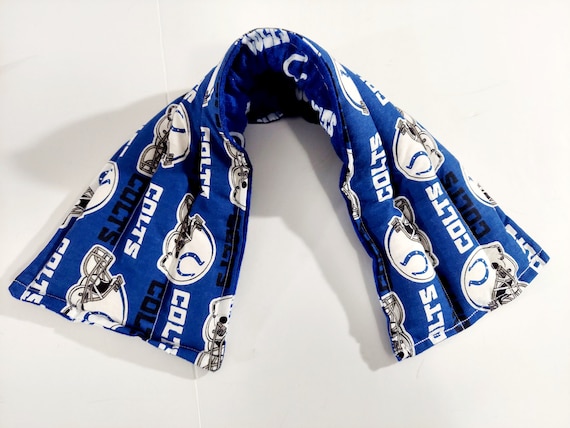 Rice-flax seed therapeutic heating/cooling pad, rice bag, heat pad, cold pack, Indianapolis Colts