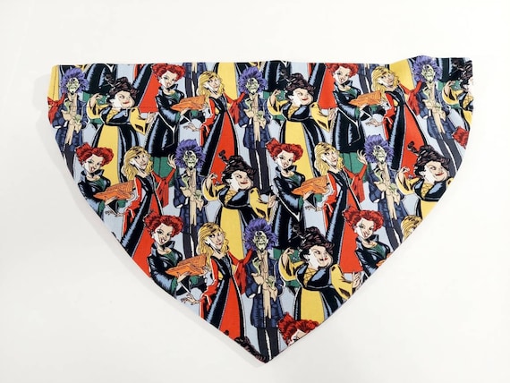H@cus, P@cus, Witches,  Over the Collar Bandana, Reversible, Dog Collar, Cat Collar, Pet Bandana, Cat Bandana, Dog Bandana, Pet Gift