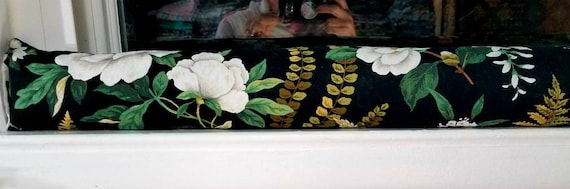 Draft stopper, door draft stopper, window draft stopper, breeze stopper, insect repellant, cedar FILLED, floral