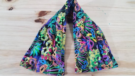 Rice-flax seed therapeutic heating/cooling neck wrap, body pad, rice bag, heat pad, cold pack, mardi gras, fireworks
