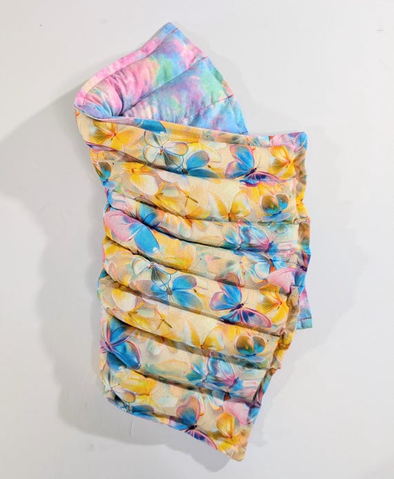 Rice-flax seed therapeutic heating-cooling rice bag, Heat Pad, Cold Pack, Doula, Rice Bag, Butterflies