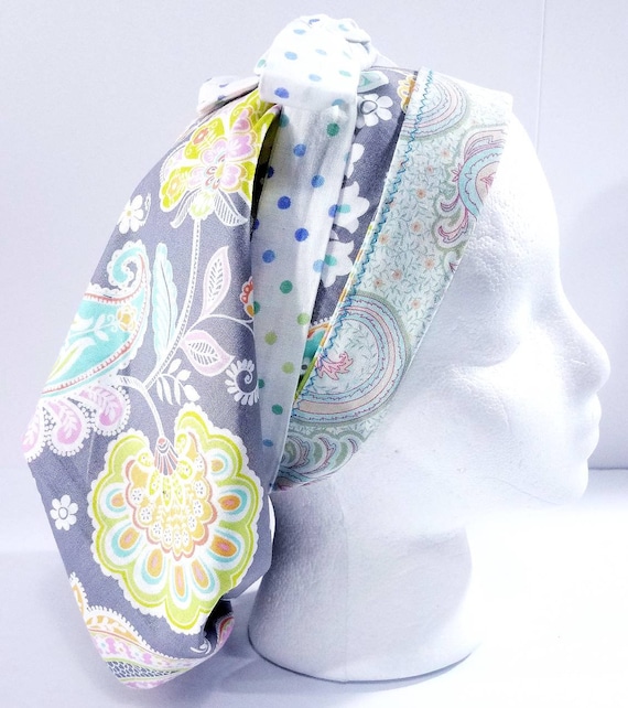 Surgery Cap, Surgical Hat, Women's Bouffant Hat, Chemo Hat, Scrub Cap, Head Covering, Paisley
