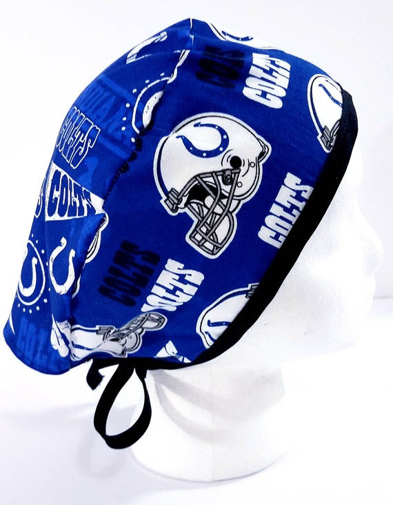 Skull Cap, Doo Rag, Scrub Cap, Surgical Hat, Welding Cap, Head Covering, Indianapolis Colts