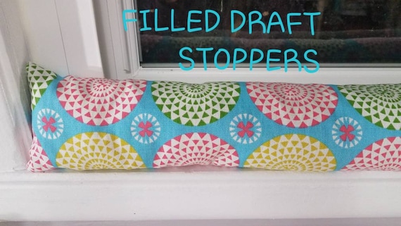 Draft Stoppers, Window Draft Stoppers, Door Draft Stoppers, Economic, Spirals, Cedar *FILLED*, home decor