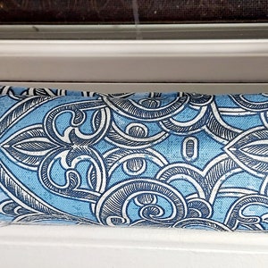 Draft Stoppers, window draft Stoppers, door draft Stoppers, FILLED cedar, economic, home decor, Blue