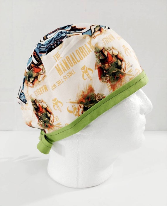 Skull Cap, Doo Rag, Welding Cap, Surgical Hat, Scrub Cap, Boba Fett, Mandalorian