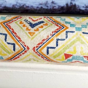 Draft Stopper, Door Draft Stopper, Window Draft Stopper, Breeze Blocker, Door Snake, FILLED W/CEDAR, Aztec, Southwestern, Tribal