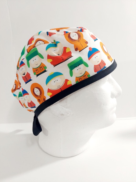 Skull Cap, Doo Rag, Welding Cap, Surgical Hat, Scrub Cap, Surgery Hat, Chemo Hat, South Park