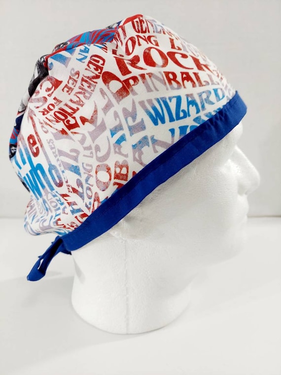 The Who, Skull Cap, Doo Rag, Surgical Cap, Surgery Hat, Face Mask, Chemo Hat