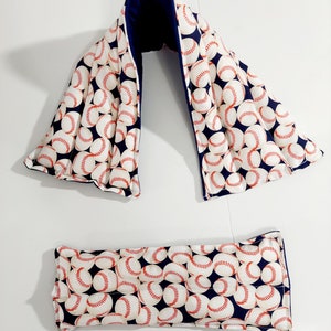 Reis-Leinsamen therapeutische wärmende/kühlende Nackenpackung und Körperkissen, Reistasche, Wärmekissen, Kältepackung, Doula, Baseball