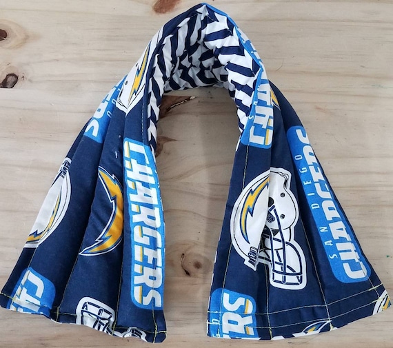 Rice-flax seed therapeutic heating-cooling pad, neck wrap, rice bag,  heat pad, cold pack, San Diego Chargers