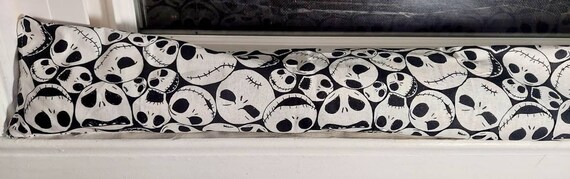 Draft stoppers,, breeze stopper, door draft stopper, window draft stopper, insect repellant, cedar *FILLED*, Jack, Nightmare Before Christma
