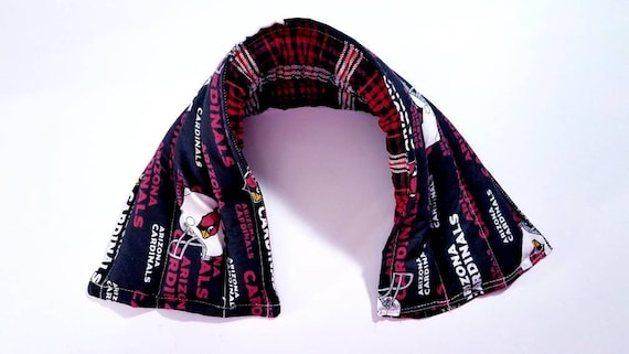 Rice-flax seed therapeutic heating-cooling pad neck wrap, rice bag, heat pad, cold pack, Arizona Cardinals