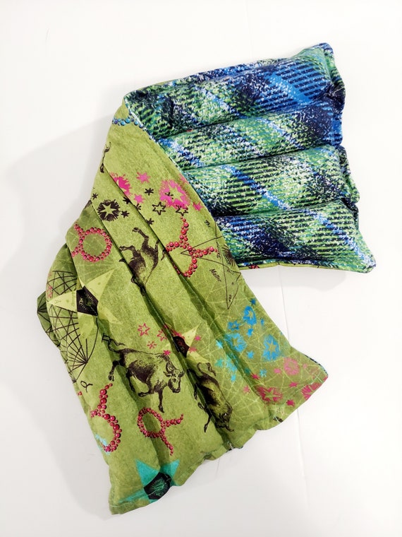Rice-flax seed therapeutic heating/cooling pad, rice bag, heat pad, cold pack, Taurus, Horoscope