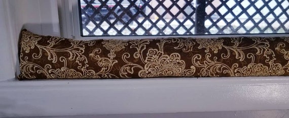 Draft stopper, window draft stopper, door draft stopper, cedar filled, breeze stopper, insect repellant, floral