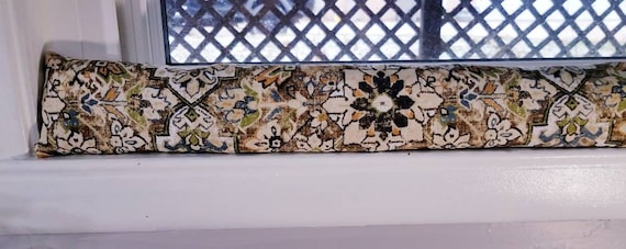 Draft stopper, door draft stopper, window draft stopper, cedar FILLED, insect repellant, floral