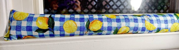 Draft Stopper, Breeze Stopper, Insect Repellent, Window Draft Stopper, Door Draft Stopper, All Season Draft Stopper, *FILLED * Cedar, Lemons