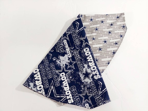 Over the Collar Bandana, Reversible, Bandana, Collar, Cat Collar, Dallas Cowboys