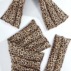 Rice-flax seed therapeutic heating/cooling pad, rice bag, heat pad, cold pack, doula, leopard print, cheetah print