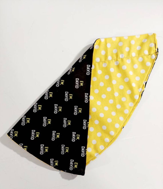 Over the Collar Bandana, Reversible, Dog Collar, Cat Collar, Bandana, Collar, Schitts Creek