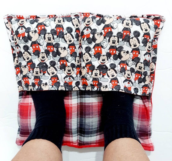 Rice-flax seed therapeutic heating/cooling foot warmer, hand warmer, rice bag, heat pad, cold pack, Mouse