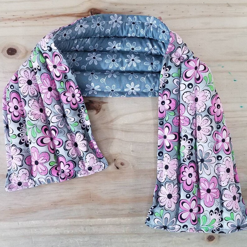 Riceflax Seed Therapeutic Heatingcooling Pad Neck Wrap Body Etsy