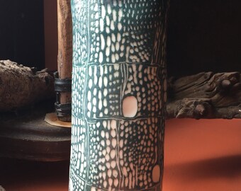 Tree cell patterned vase