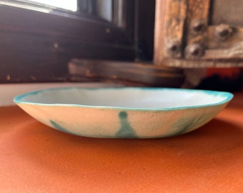 Bowl teal glaze