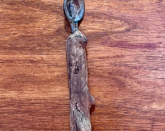 Spoon ceramic driftwood wood