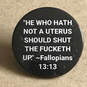 Pro-Choice Pin-Back Button, or Magnet 2 1/4 inch
