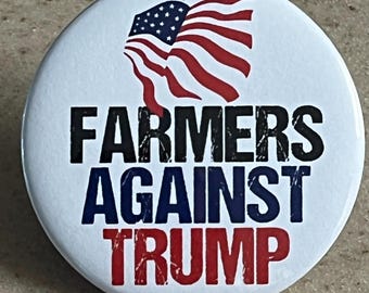 Bauern gegen Trump Pin-Backs oder Magnet