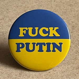 F**K Putin Pin-Back Buttons