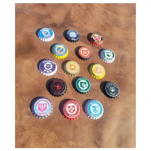 PERK-A-COLA CAPS Keychains, Pins, Magnets, Collectable Caps!