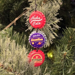 NUKA COLA CAP Ornaments