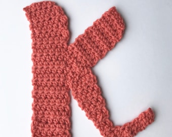 letter k crochet etsy ireland