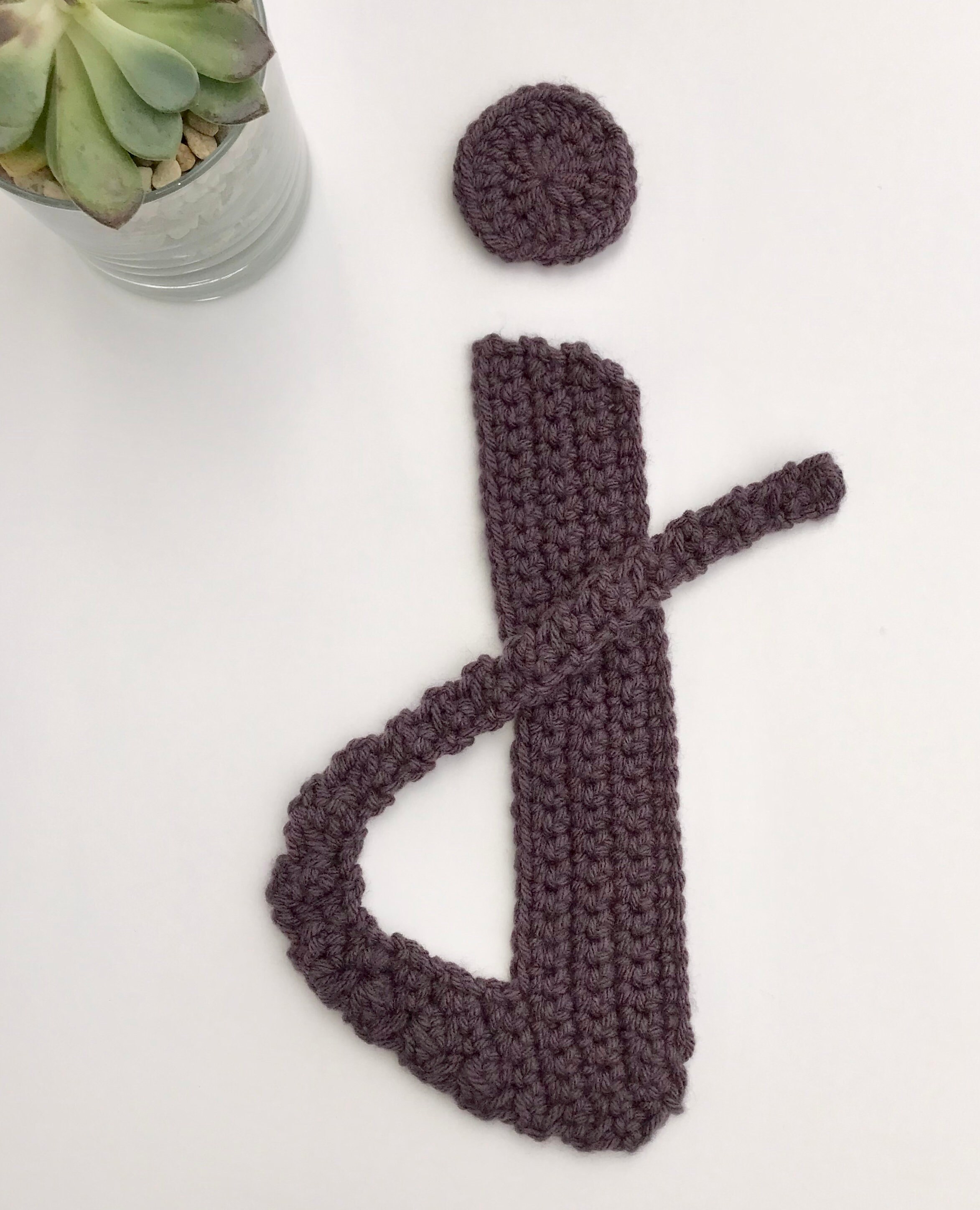 ANGELS & RAINBOWS Font Crochet Letter J Pattern, Crochet Letter Pattern ...