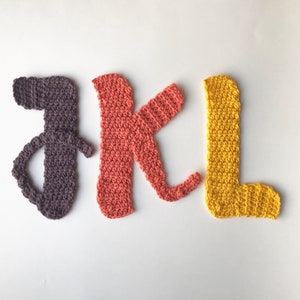 ANGELS & RAINBOWS font crochet alphabet pattern, crochet letters pattern, crochet alphabet, crochet letters, crochet appliqué, monogram image 4