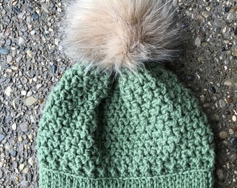 CROCHET PATTERN, Winter's Edge hat