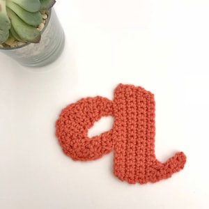 ANGELS & RAINBOWS font crochet letter a pattern, crochet letter pattern, crochet alphabet, crochet letter, crochet letter appliqué, monogram