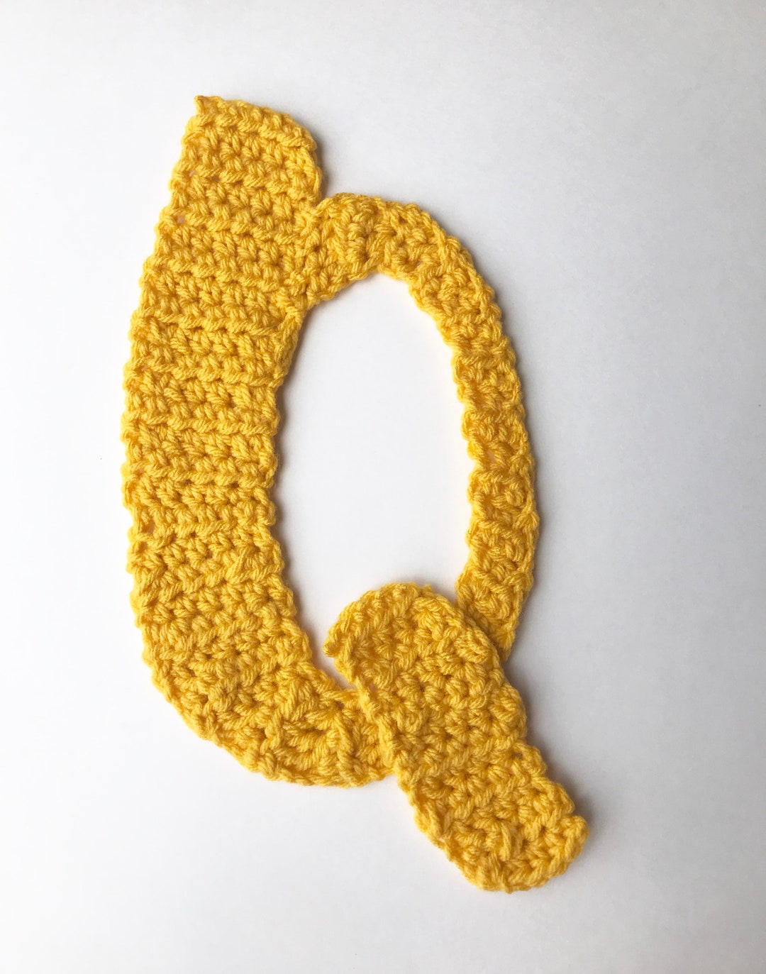 ANGELS & RAINBOWS Font Crochet Letter Q Pattern Crochet Etsy