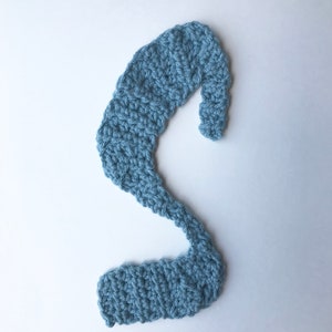 ANGELS & RAINBOWS font crochet letter S pattern, crochet letter pattern, crochet alphabet, crochet letter, crochet letter appliqué, monogram