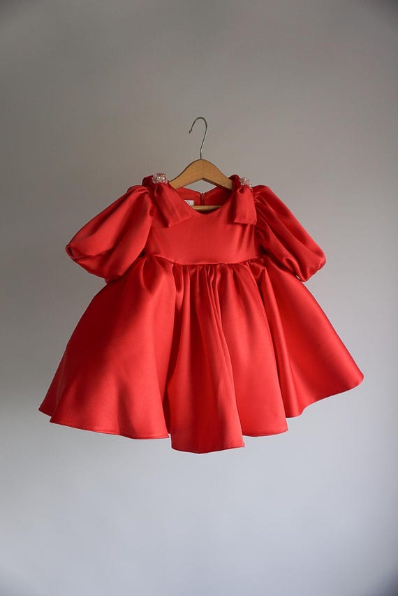 long sleeve baby girl prom dress blue dress for baby girl Blue Tulle Long A-Line Prom Dress, Cute Puff Sleeve Formal Evening Dre