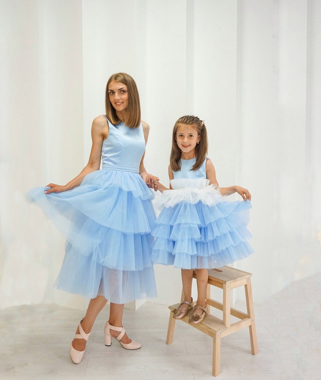Mommy and Me Outfit, Mother Daughter Matching Dress, Tulle Mommy and Me ...