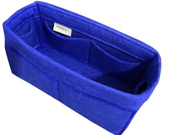 Suedette Singular Style Leather Handbag Organizer for Hermes Birkin 25, Birkin  30, Birkin 35 and Birkin 40 in Royal Blue Color
