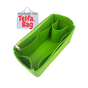 Für [T. Einkaufstasche] Beuteleinlagen-Organizer, groß, mittel, klein, Tote Purse Liner (mit einem Reißverschluss und Flaschenhalter)