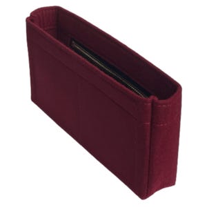 Organizer For [Diana Mini/Small/Medium Tote Bag] Felt Bag Insert (Slim with Zipper ) Liner Protector Tote Insert Lining Protection