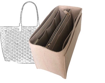 Organizer for [St Louis Tote Bag] (Style B, w/ Detachable Zipper Bag) Tote Felt Purse Insert Organiser